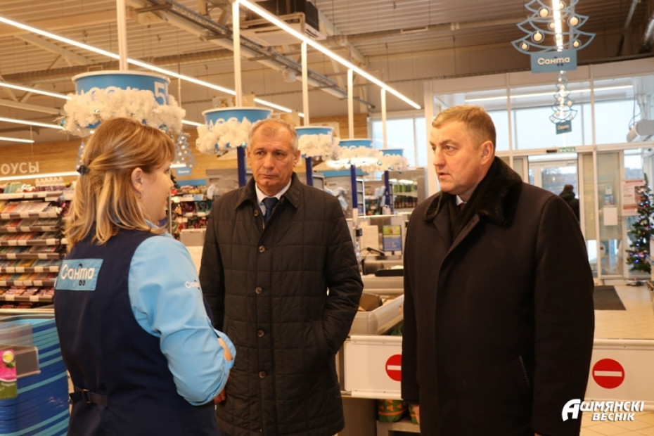 Александр Маркевич провел мониторинг цен в торговых сетях г. Ошмяны