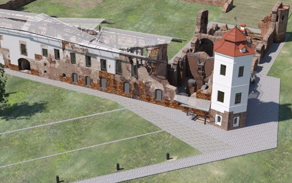 Утвержден проект нового этапа консервации корпусов Гольшанского замка (видео)