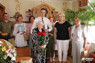 95-летний юбилей отметила ветеран Великой Отечественной войны