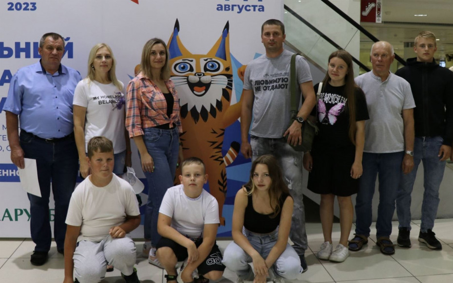 Ошмянцы побывали на торжественном открытии II Игр стран СНГ