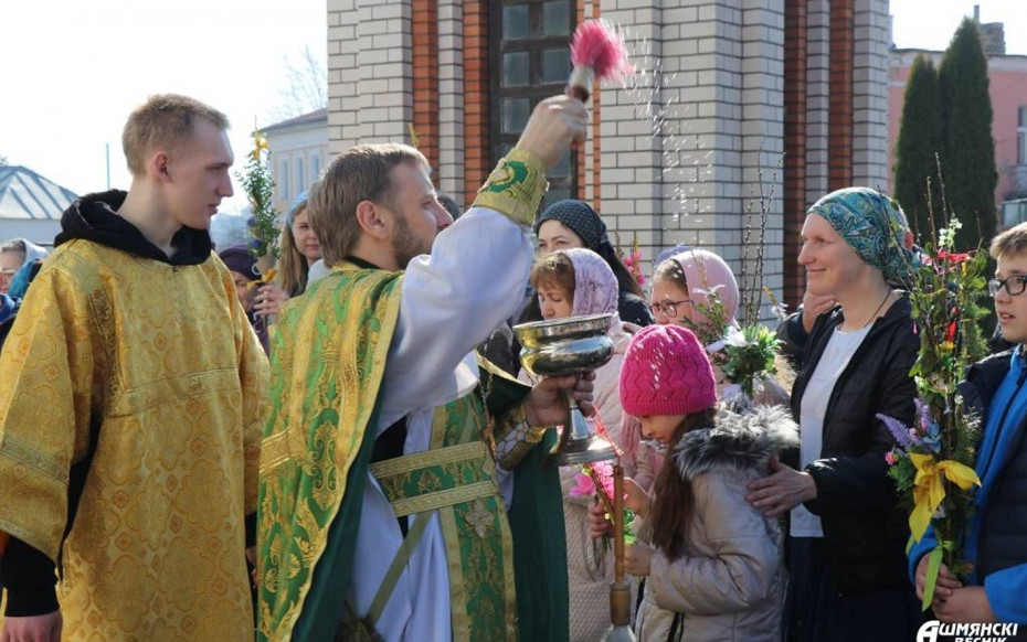 Праваслаўныя вернікі адзначаюць Вербную нядзелю