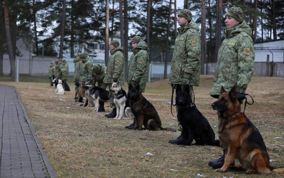 Смаргонская Пагранічная група адзначае 30-годдзе з дня ўтварэння вайсковай часці