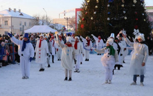 Праздник "Новогодний фейерверк волшебства" в Ошмянах