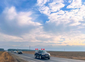В Ошмянском районе прошел патриотический автопробег «За единую Беларусь»
